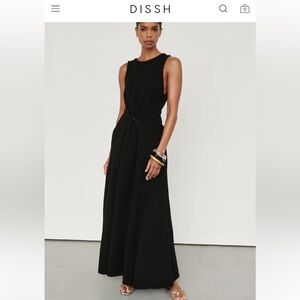 DISSH Black Sleeveless Maxi Dress